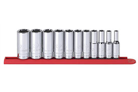 80555 GearWrench 11PC 3/8'' Drive 6 Point Deep SAE Socket Set