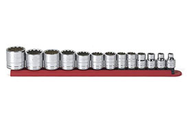 80561 GearWrench 13PC 3/8'' Drive 12 Point Standard SAE Socket Set