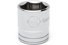 80613 GearWrench 1/2'' Drive 6 Point Standard SAE Socket 1-1/8''