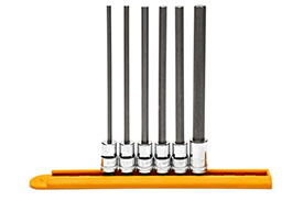 82554 GearWrench 6PC 3/8'' Drive Long Length Hex Bit Metric Socket Set