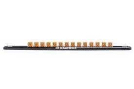 83128 GearWrench 1/2'' Drive Magnetic Socket Rail w/ 14 Clips