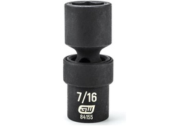 84155 GearWrench 1/4'' Drive 6 Point Standard Universal Impact SAE Socket 7/16''