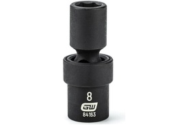 84163 GearWrench 1/4'' Drive 6 Point Standard Universal Impact Metric Socket 8mm