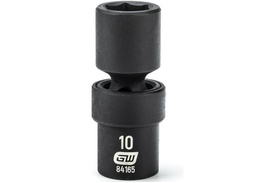 84165 GearWrench 1/4'' Drive 6 Point Standard Universal Impact Metric Socket 10mm