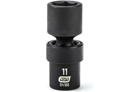 84166 GearWrench 1/4'' Drive 6 Point Standard Universal Impact Metric Socket 11mm