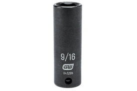 84326N GearWrench 3/8'' Drive 6 Point Deep Impact SAE Socket 9/16''