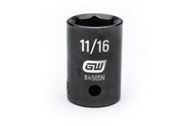 84505N GearWrench 1/2'' Drive 6 Point Standard Impact SAE Socket 11/16''