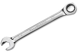 85513 GearWrench 13mm 72-Tooth 12 Point Open End Ratcheting Combination Wrench