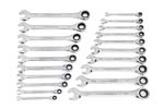 35720-06 GearWrench 20PC 72-Tooth SAE/Metric Ratcheting Combination Wrench Set