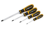 80061H GearWrench 4 Pc. Pozidriv Dual Material Screwdriver Set