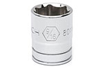 80114D GearWrench 1/4'' Drive 6 Point Standard SAE Socket 9/16''
