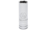80122D GearWrench 1/4'' Drive 6 Point Deep SAE Socket 7/16''