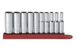 80309D GearWrench 10pc 1/4'' Drive 12 Point Deep SAE Socket Set