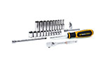 80312DD GearWrench 1/4'' Drive 6 Point Standard SAE Mechanics 26PC Tool Set