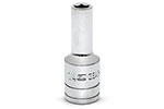 80363S-06 GearWrench 3/8'' Drive 6 Point Mid Length SAE Socket 1/4''