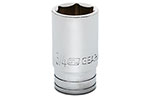 80371S-06 GearWrench 3/8'' Drive 6 Point Mid Length SAE Socket 3/4''
