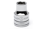80376 GearWrench 3/8'' Drive 6 Point Standard Metric Socket 8mm