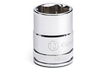 80381 GearWrench 3/8'' Drive 6 Point Standard Metric Socket 13mm