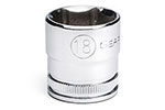 80386 GearWrench 3/8'' Drive 6 Point Standard Metric Socket 18mm