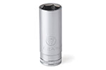 80399 GearWrench 3/8'' Drive 6 Point Deep Metric Socket 17mm