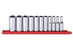 80555 GearWrench 11PC 3/8'' Drive 6 Point Deep SAE Socket Set