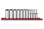 80563 GearWrench 11PC 3/8'' Drive 12 Point Deep SAE Socket Set