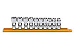 80565 GearWrench 10PC 3/8'' Drive 6 Point Flex Metric Socket Set