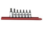 80586 GearWrench 7PC 3/8'' Drive Ball End Hex Bit SAE Socket Set