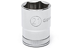 80633 GearWrench 1/2'' Drive 6 Point Standard Metric Socket 21mm