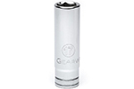 80644 GearWrench 1/2'' Drive 6 Point Deep Metric Socket 17mm