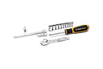 80650 GearWrench 1/4'' Drive 6 Point Standard SAE Mechanics 15PC Tool Set