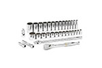 80714D GearWrench 1/2'' Drive 12 Point Standard & Deep SAE Mechanics 33PC Tool Set