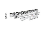 80791 GearWrench 1/2'' Drive 6 Point Standard SAE Mechanics 19PC Tool Set