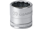 80805 GearWrench 1/2'' Drive 12 Point Standard Metric Socket 8mm