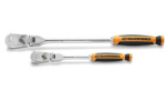 81204P GearWrench 2 Pc. 1/4'' and 3/8'' Drive 120XP Dual Material Flex Head Teardrop Ratchet Set