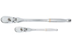81216T GearWrench 2 Pc. 1/4'' & 3/8'' Drive 90-Tooth Flex Head Teardrop Ratchet Set