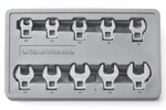 81909 GearWrench 10PC 3/8'' Drive Crowfoot Metric Wrench Set