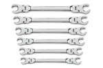 81911D GearWrench 6PC Flex Head Flare Nut Metric Wrench Set