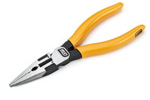 82176 GearWrench 6'' Pitbull Dipped Handle Long Nose Pliers