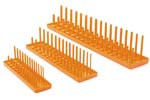 83119 GearWrench 3PC 1/4'', 3/8'' & 1/2'' Drive Orange Metric Socket Storage Tray Set