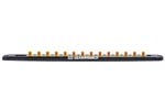 83126 GearWrench 1/4'' Drive Magnetic Socket Rail w/ 14 Clips