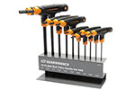 83523 GearWrench T Handle Ball End Hex Key 10PC Set SAE