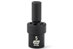 84159 GearWrench 1/4'' Drive 6 Point Standard Universal Impact Metric Socket 5mm