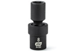 84163 GearWrench 1/4'' Drive 6 Point Standard Universal Impact Metric Socket 8mm