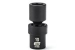 84165 GearWrench 1/4'' Drive 6 Point Standard Universal Impact Metric Socket 10mm