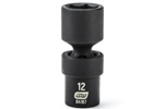 84167 GearWrench 1/4'' Drive 6 Point Standard Universal Impact Metric Socket 12mm