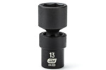 84168 GearWrench 1/4'' Drive 6 Point Standard Universal Impact Metric Socket 13mm