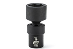 84169 GearWrench 1/4'' Drive 6 Point Standard Universal Impact Metric Socket 14mm