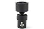 84170 GearWrench 1/4'' Drive 6 Point Standard Universal Impact Metric Socket 15mm