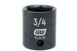 84307N GearWrench 3/8'' Drive 6 Point Standard Impact SAE Socket 3/4''
